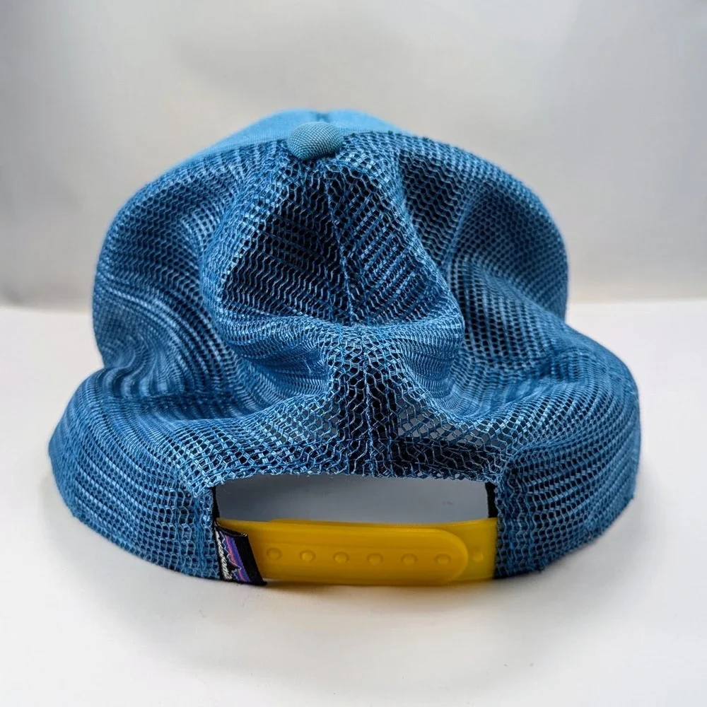 Patagonia‎ Heritage Fitz Roy Master Chief Tobago Blue 2014 VTG Mesh Trucker Hat